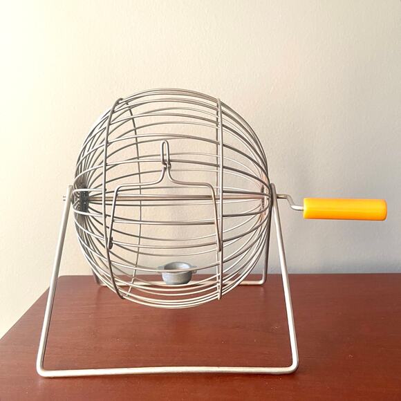 Mid Century Vintage Wire Bindo Cage with Bakelite Handle - Picture 1 of 10